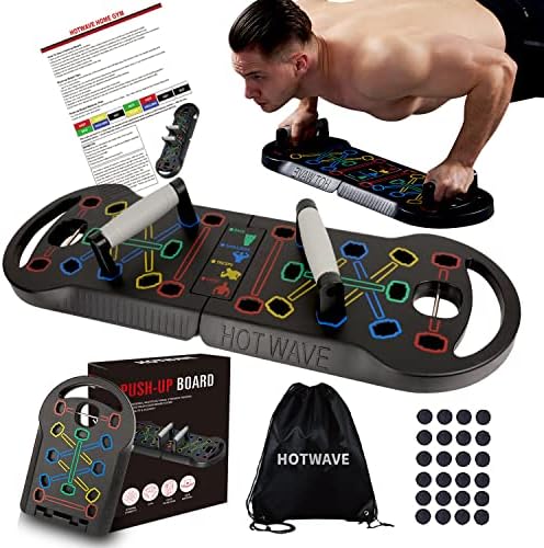 Push Up Board Fitness, Portable Foldable 20 in 1 Push
