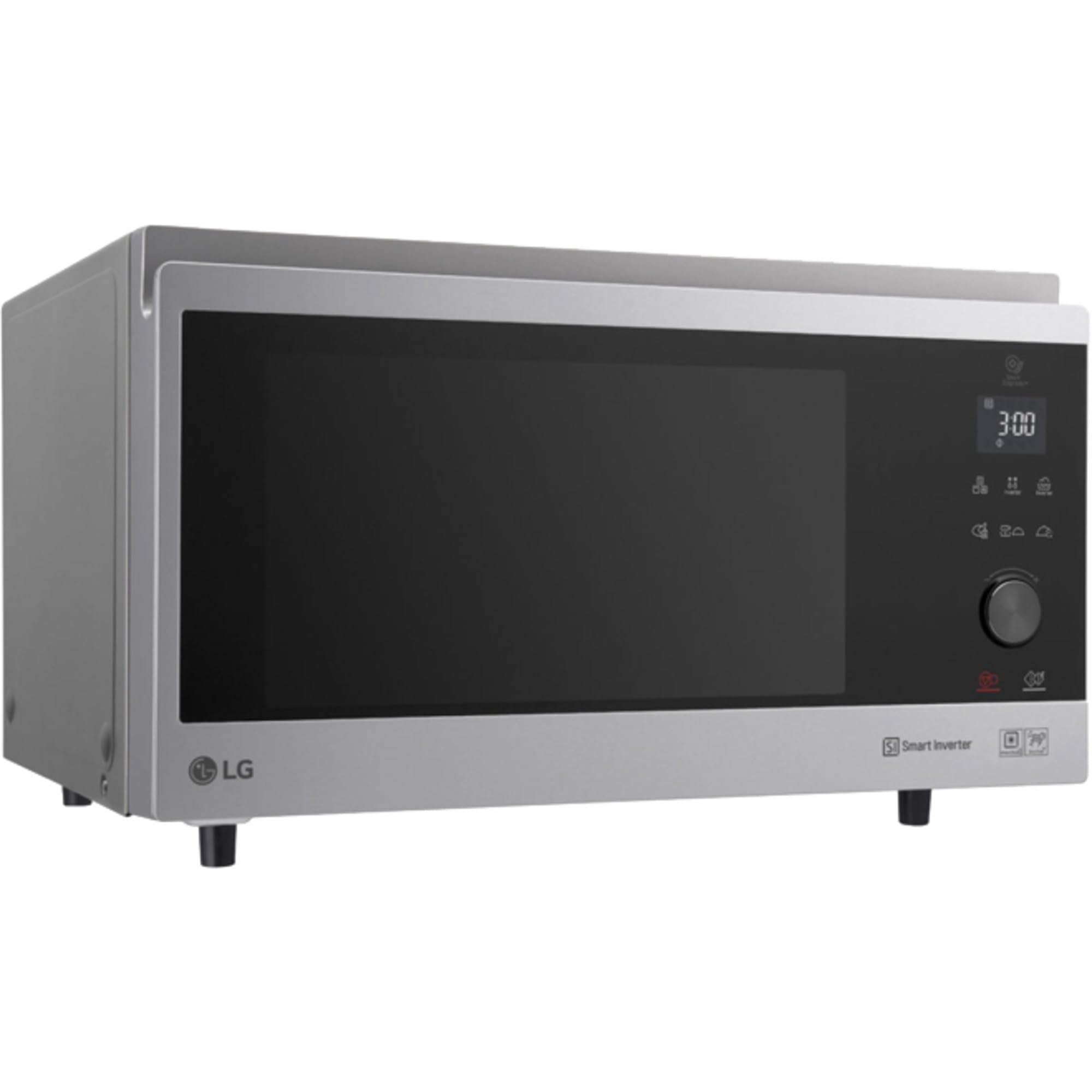 LG Electronics NeoChef MJ 3965 ACS - Forno ad aria calda ibrido 4 in 1: vapore, barbecue, forno, microonde, argento - 4