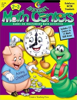 Paperback Instant Math Centers Grades 2-3 Book