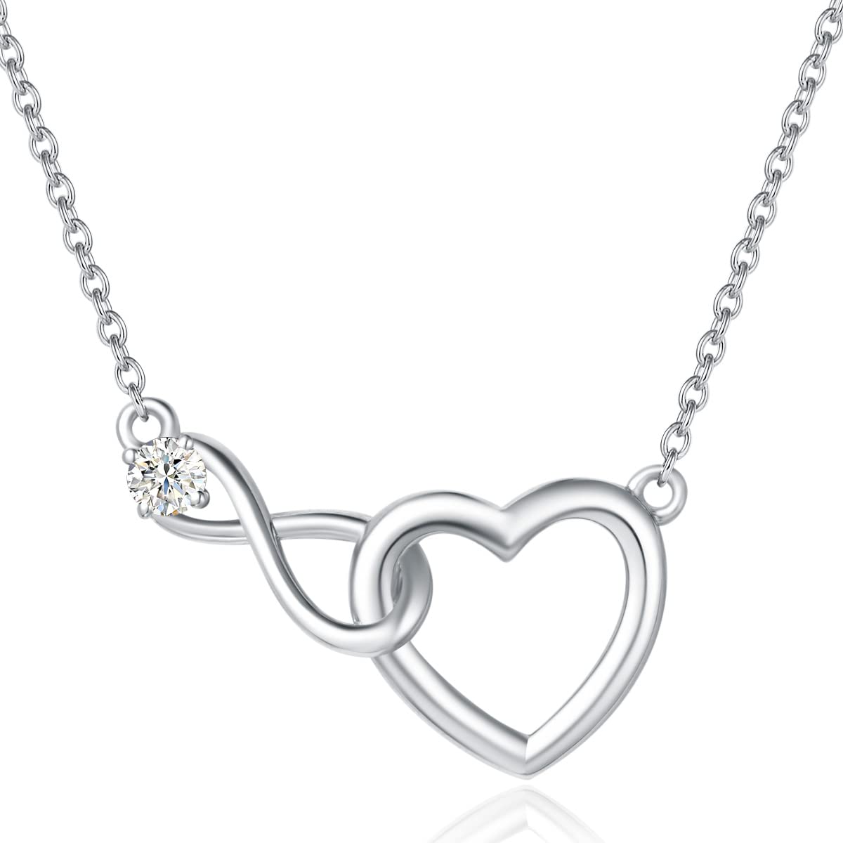 FANCIME Infinity Heart Necklace Set