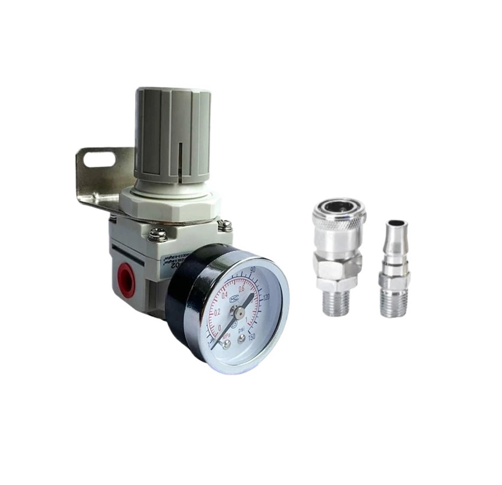 HYUJNAFZR AR2000-02 Pneumatic Compressed Air Source Processor Air Pressure Regulating Relief Valve 1/4"
