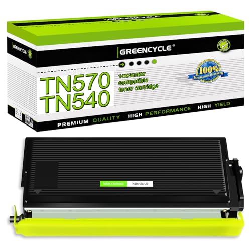 Image of greencycle High Yield Black Toner Cartridge Replacement Compatible for Brother TN570 TN-570 TN540 Work with HL-5140 5170N MFC-8440 8840 8840DN MFC-8640D DCP-8040 8045D Printer