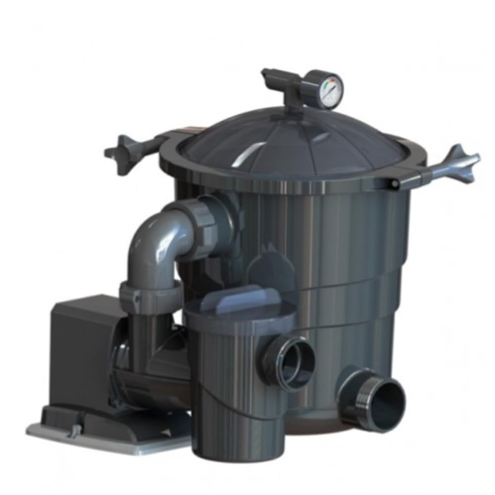 POOLEX Groupe de Filtration à Sable Filter Max 4,​8m³/​h + balles filtrantes Optimax