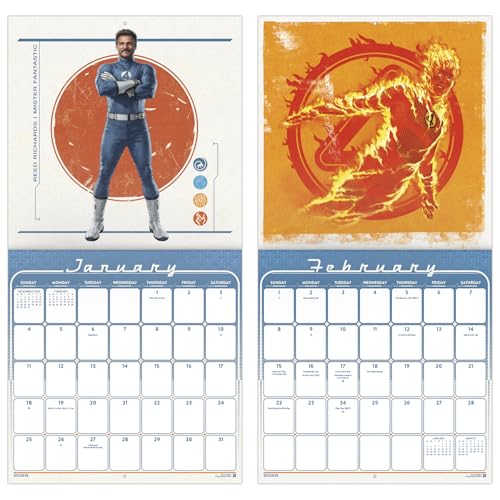 2026 Fantastic Four Wall Calendar - image 6