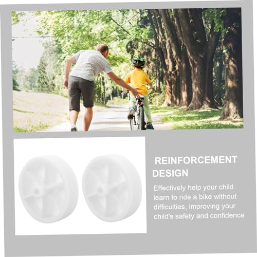 Ruedas Estabilizadoras para Bicicleta Abaodam de 1 pulgada, Plástico, para Entrenamiento Infantil miniatura 2