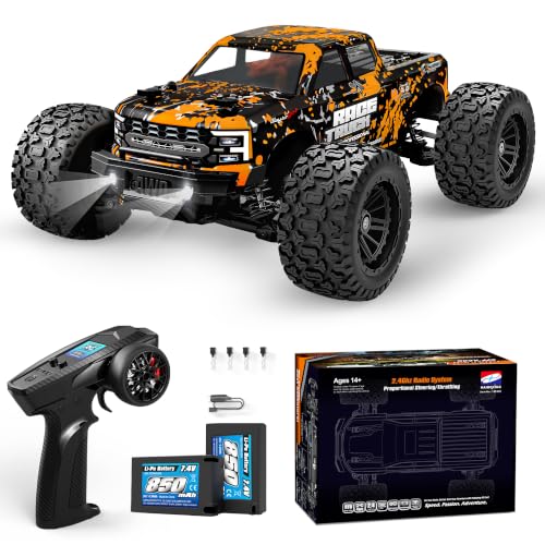 HAIBOXING Ferngesteuertes Auto 4WD RC Auto 36 km/h Hochgeschwindigkeits 1/18 Monstertruck 2.4GHz All Terrain Wasserdicht Rennauto Geländewagen, Crawler Spielzeug Geschenk für Kinder Erwachsene