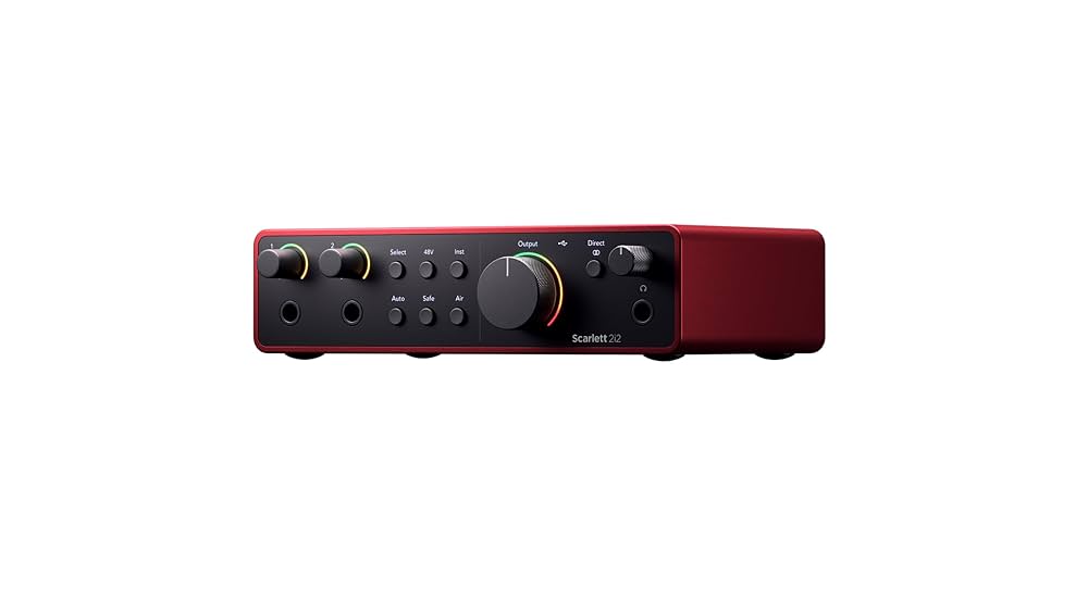 T*a様 Focusrite Scarlett 2i2 (4th Gen) Focusrite Scarlett 2i2 4th Gen Professional USB Audio Interface