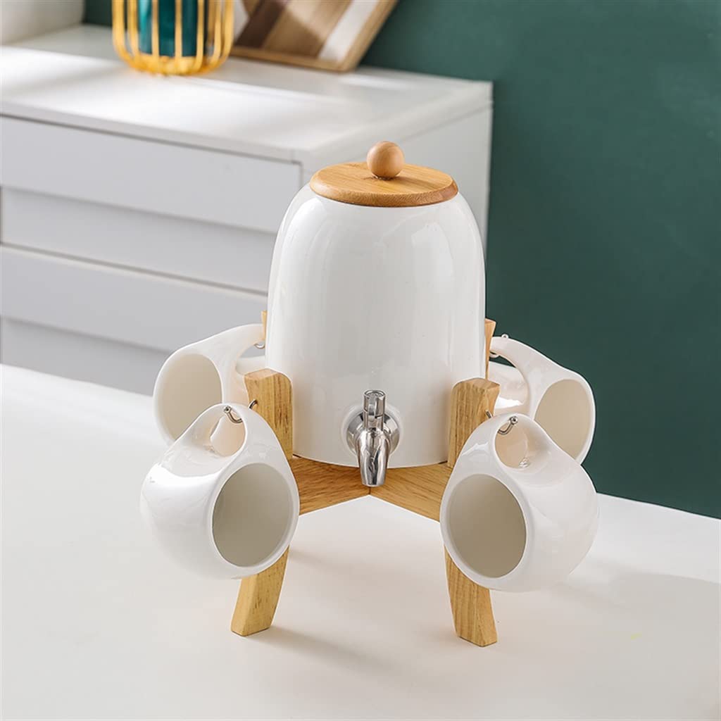 Carafe filtrante céramique thermorésistante avec robinet anti-goutte