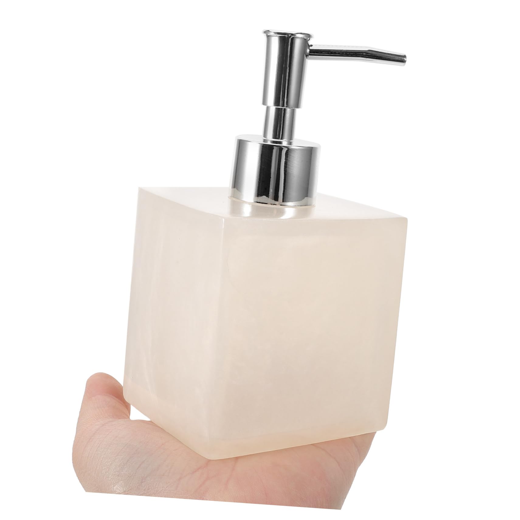 HONMEET Resin Soap Dispenser Pump Bottle Elegant Minimalist Design for Bathroom -Type Dispenser for Shower Gel and Liquid Soap