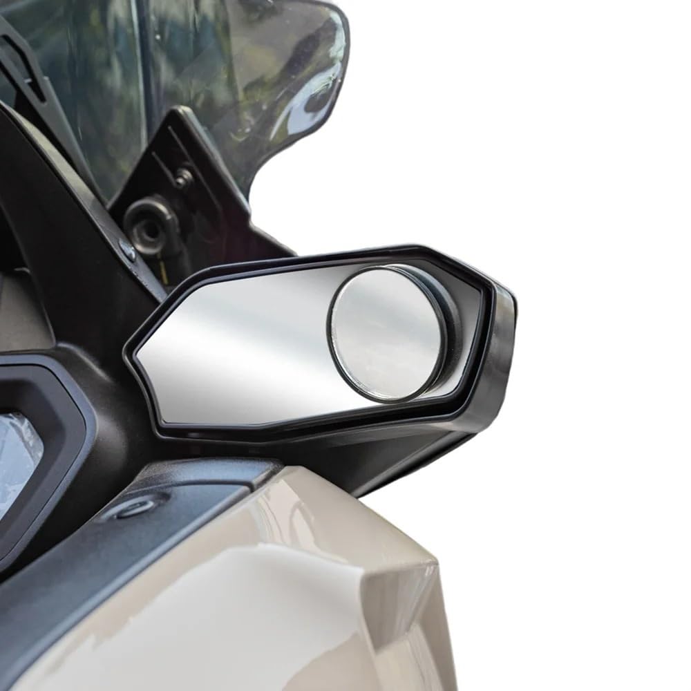 Moto Lusterko końcówkowe kierownicy Motocyklowa k Pasuje Do Yamaha XMAX 250 300 2023 2024 Motocykl Lusterko Do Przodu Zestaw Lusterek Wstecznych Wypukły Kąt Regulowane Lusterka Boczne