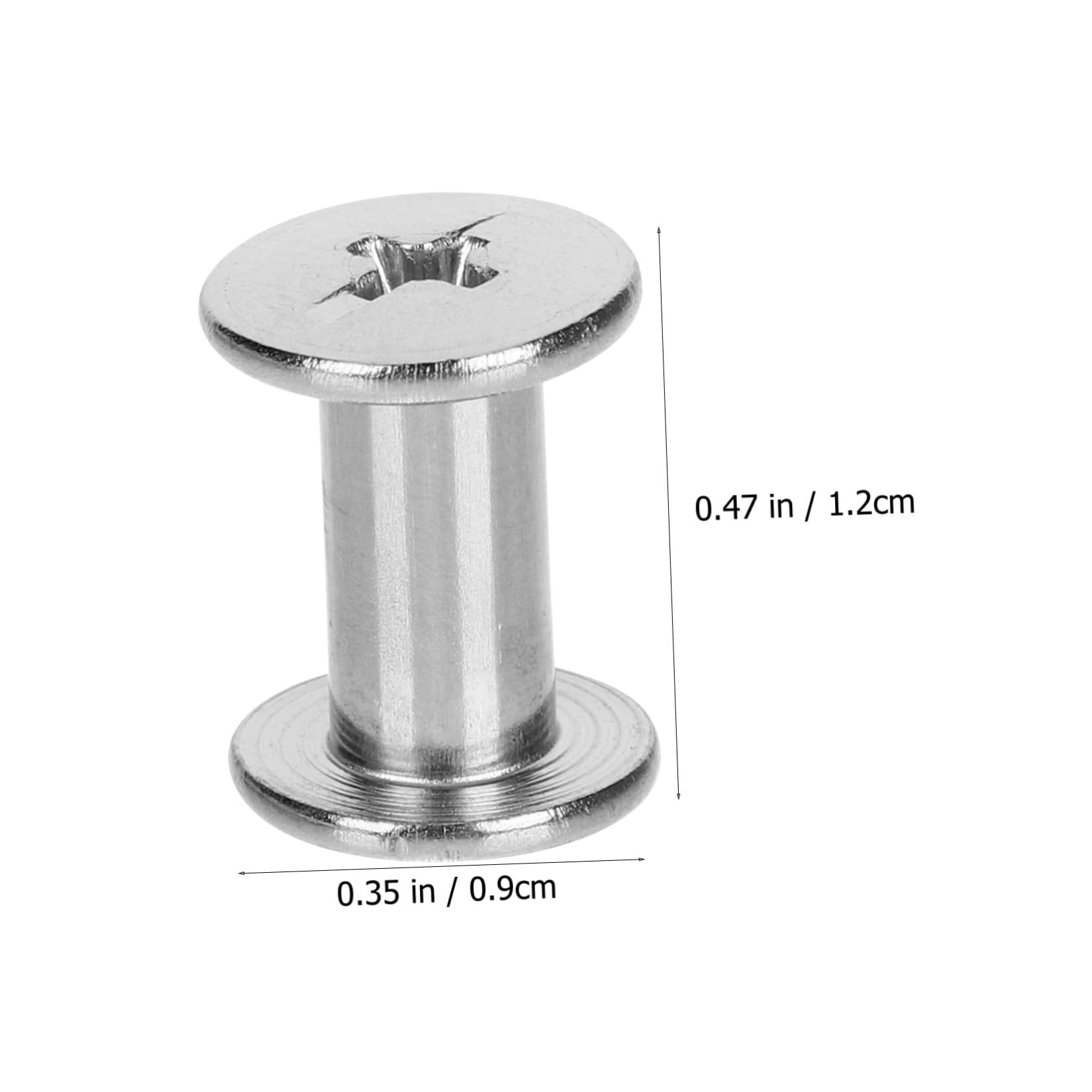 SOLUSTRE 5sätze Binding Screw Assortment Für Scrapbooking Und Fotoalben Nickelbeschichtete Schrauben Längen Für Projekte Und Lederarbeiten