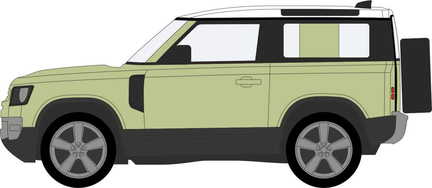 Oxford Diecast 1:76 New Defender 90 Pangea Green Collectable model 76ND90001