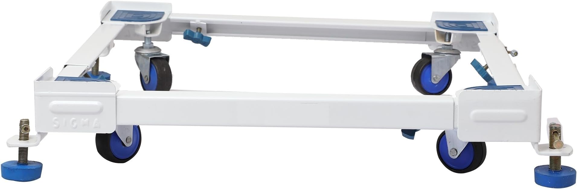 Shop4Ever Adjustable Heavy Duty Front/Top Load Washing Machine Stand Trolley for “Metal” Front/Top Load Washing Machine Stand, “Heavy Load Fridge/Refrigerator, Dishwasher Stand”