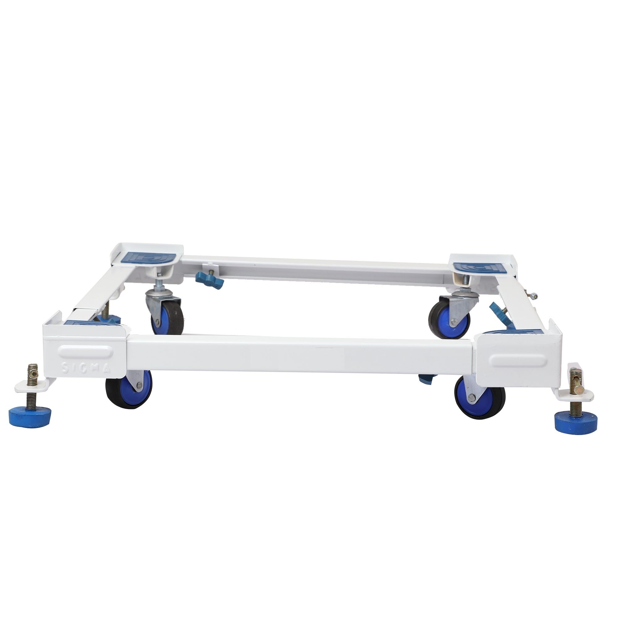 Shop4Ever Adjustable Heavy Duty Front/Top Load Washing Machine Stand Trolley for “Metal” Front/Top Load Washing Machine Stand, “Heavy Load Fridge/Refrigerator, Dishwasher Stand”