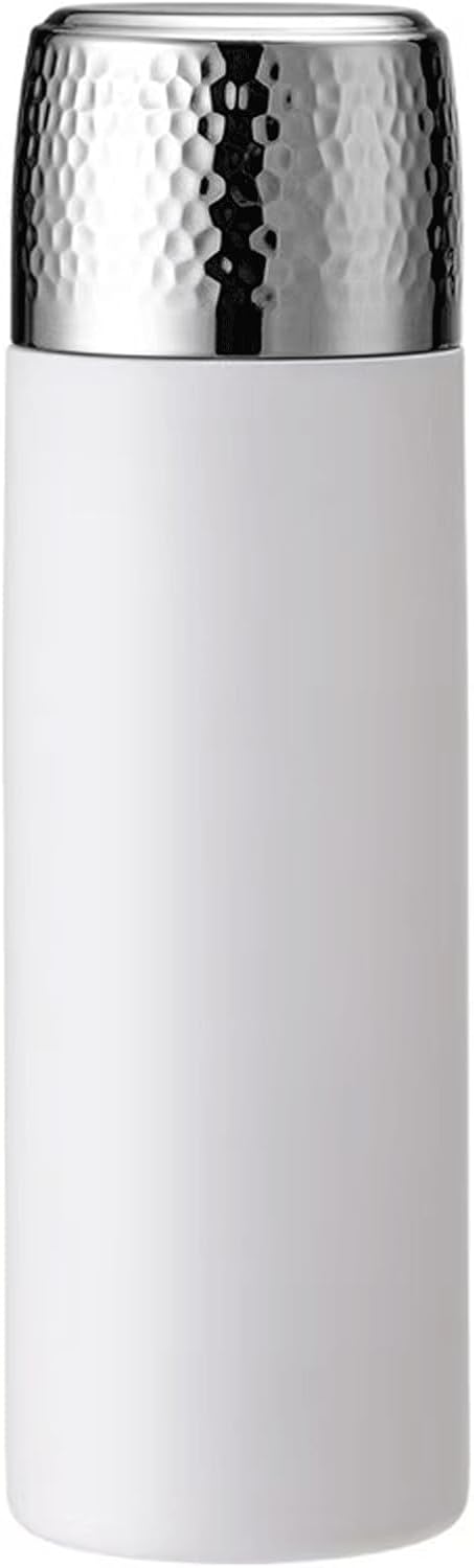 thermal flask Stainless Steel Insulated Water Bottle Vacuum Insulated Travel Tumbler Office Water Bottle for Hot and Cold Drinks Tea Flask Coffee Mug 18.6 oz (white)