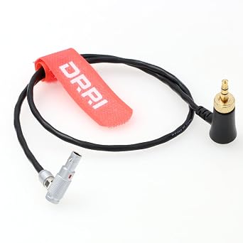 Deity Microphones TC-1 Timecode Generator Box Locking 3.5mm to 00 4-Pin Right Angle Timecode Cable for RED DSMC2 V-Lock I/O Expander