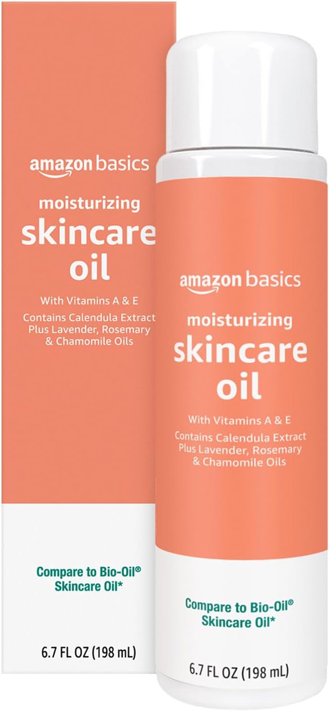 Moisturizing Body Oil for Skin with Vitamins A & E, Antioxidant Skincare Oil, 6.7 fl oz