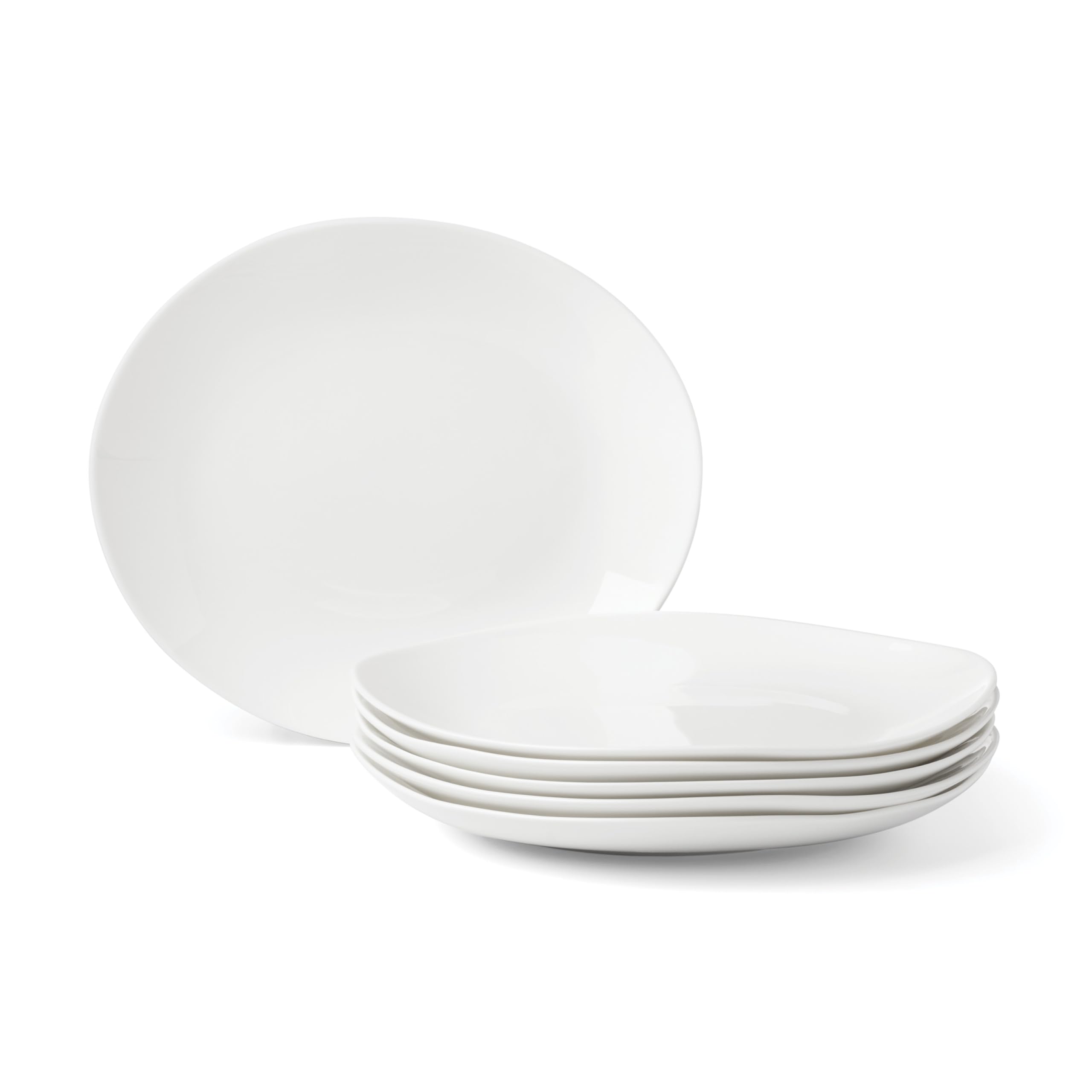 Lenox Studio 1414 Curve Accent Plates Set For 6
