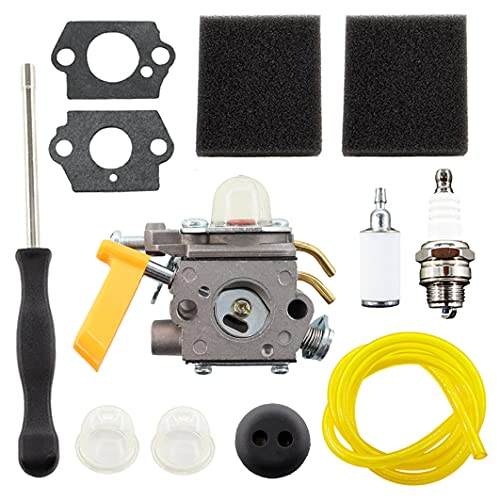MCHNIC Carburateur C1U-H60 308054012 avec filtre à air pour taille-haie Ryobi Homelite 25cc 26cc 30cc 46cc tronçonneuse 308054003 308054008, Ryobi RBC30SET RLT30CET...