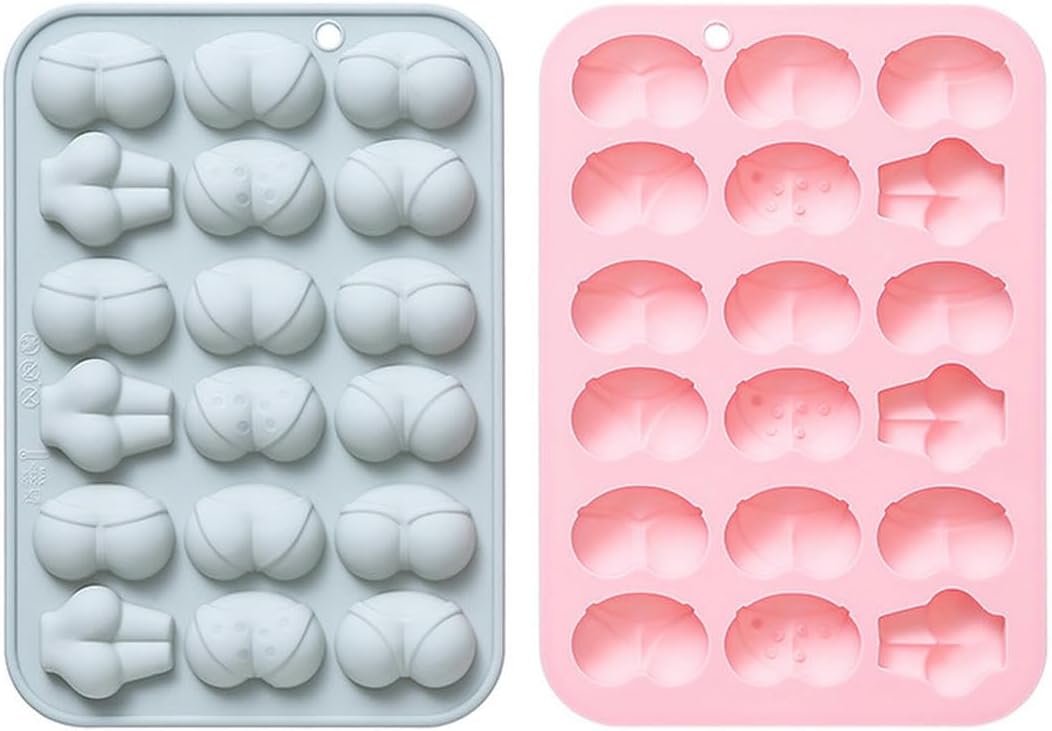 Different Butt Shapes Silicone Molds