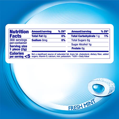 Mentos Pure Fresh Sugar-Free Chewing Gum With Xylitol, Fresh Mint, 50 Count (Pack Of 6) #TOP4