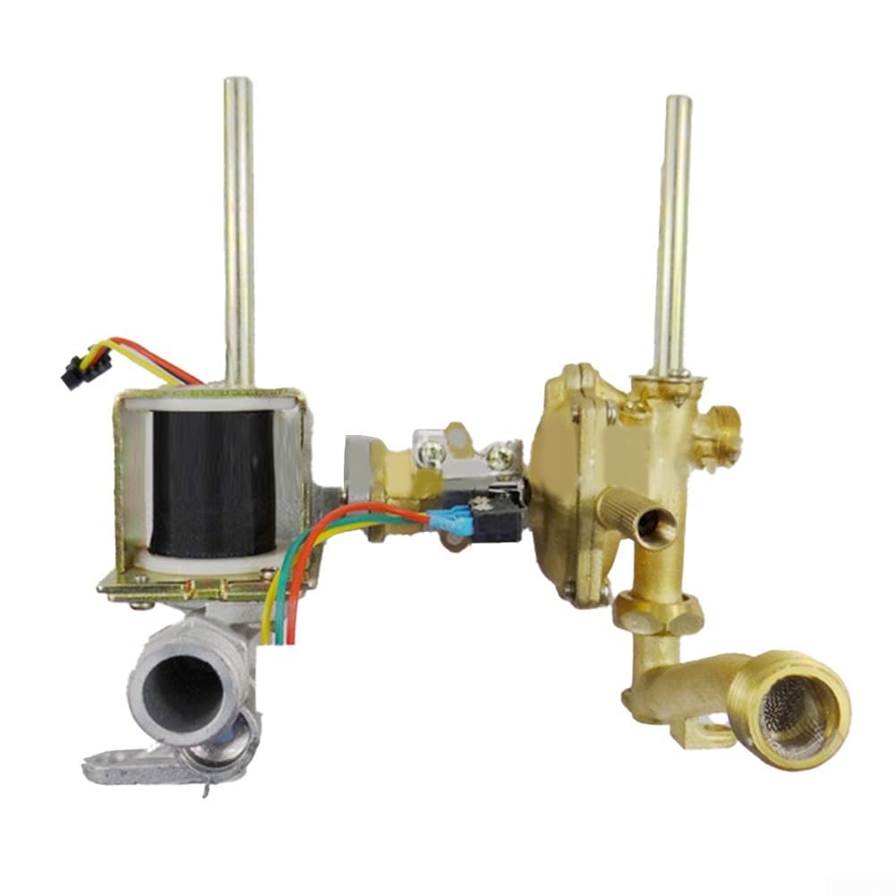 Válvula de montaje de calentador de agua de gas, válvula de enlace de agua y gas de cobre de 150 mm, montaje de piezas de calentador de agua de gas, adecuado para sistema de calentador de agua