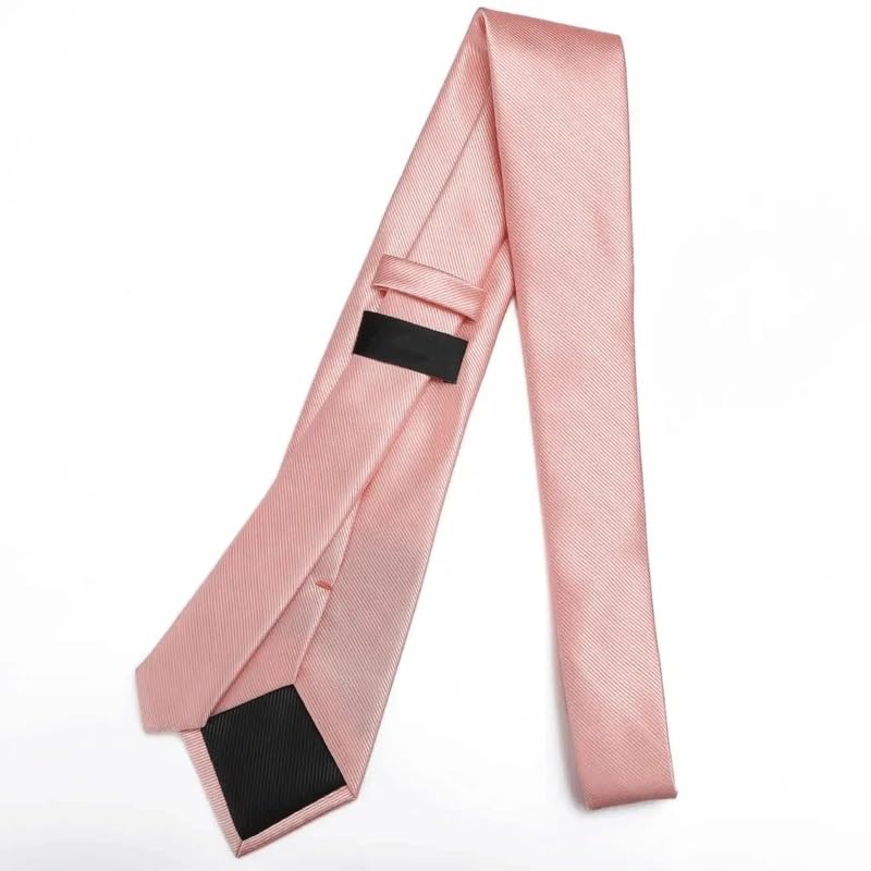 Corbata de seda rayada para mujer y hombre miniatura 3