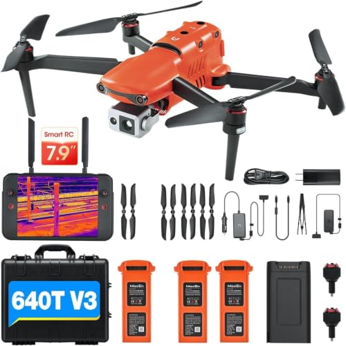 Autel Robotics EVO II Dual 640T V3, 640x512 Thermal Imaging Drone, RemoteID