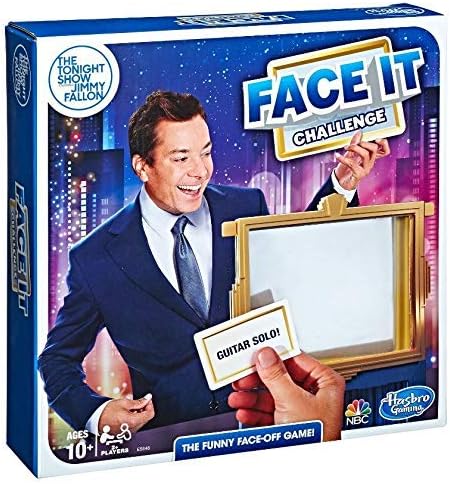 Miniatura 2 de Hasbro Gaming The Tonight Show protagonizado por Jimmy Fallon Face It Challenge Juego de fiesta para adolescentes y adultos
