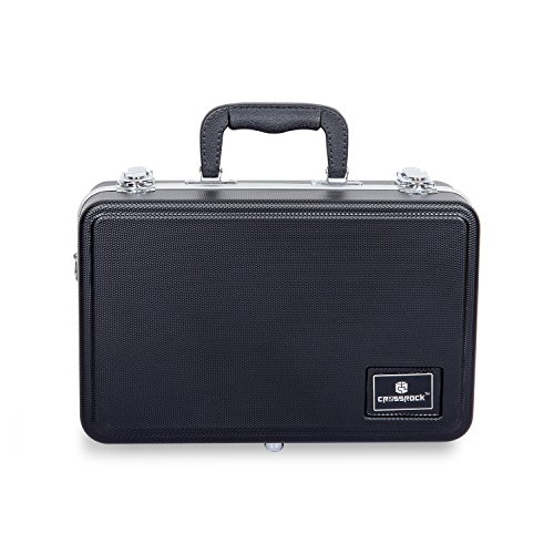 Étui Clarinette Crossrock CRA861CLBK en ABS noir avec coque rigide moulée