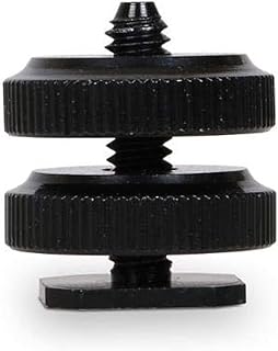 Dual Nuts Flash Digital Camera Hot Shoe Adapter (1/4in)