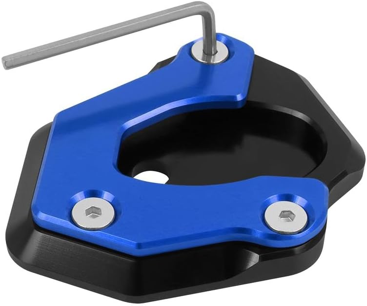 Motorcycle Foot Side Stand Pad For Kawasaki Z650 Z900 Z900RS 2017-2024 Kickstand Enlarger Support Extension Plate(Gold)