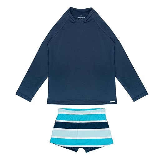 Conjunto Blusa + Sunga Infantil Menino Praia Proteção Solar