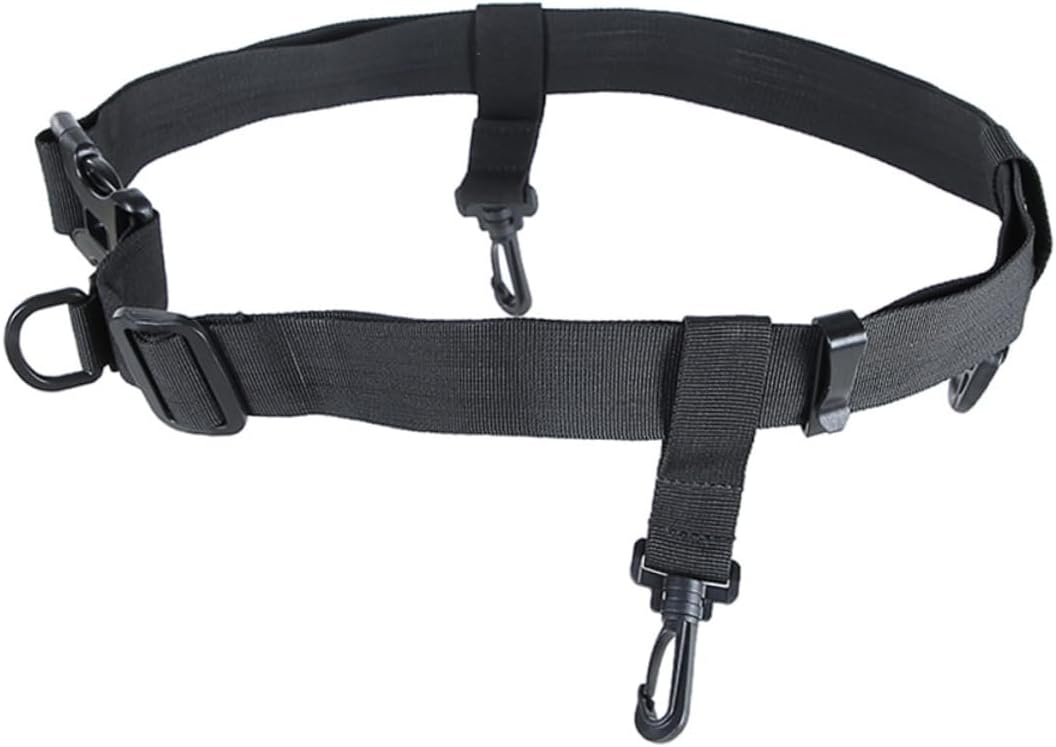 Fishing Tackle Accessories Waist Belt Adjustable Wader Wading Belt Safety Strap Black