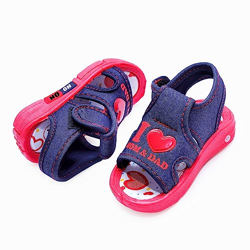 Image of HOOH Kids Chu-Chu Sound Musical First Walking Sandals and shoes for Baby Boys and Baby Girls Of Age 0 Months to 3 Years