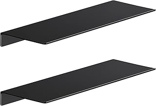 Danpoo Black Floating Shelves for Wall Storage