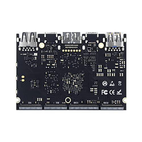 Image of Khadas SingleBoard Computer Edge2 RK3588S ARM PC, with 8-core 64-bit CPU, ARM Mali-G610 MP4 GPU, 6 Tops AI NPU, Wi-Fi 6, Bluetooth 5.0, 8K HD Display&Decoder, 4K UI & 4 Independent Displays 8+32GB