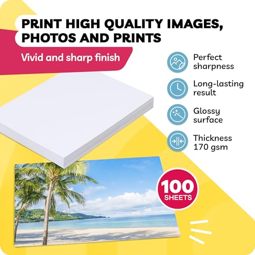 Paper Plan PP-1036 Glossy Photo Paper For Printer 8.5 X 11 Inch X 100 Sheets thumb #4