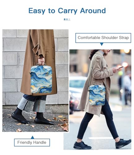 Image of MoKo 9-11 Inch Tablet Sleeve Bag Handle Carrying Case with Shoulder Strap Fits iPad Pro /Air /A16 11 inch,iPad 10th 10.9,i-Pad 9 /8 /7th 10.2,iPadAir 5 /4th 10.9,i-Pad 9.7,Tab S8 /S9 11 inch, Cloudy Blue