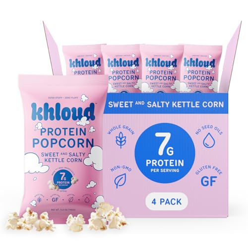 Khloud Protein Popcorn 7g Protein Snacks for Adults & Kids