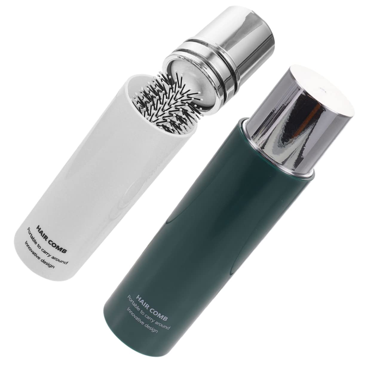 Beavorty 4 Stück Tragbarer Kamm Haarbürste in Reisegröße Haarbürste Für Den Haushalt Stylingbürste Für Lockiges Haar Styling-haarbürste Rollenhaarbürste Lockenbürste Boutique Abs Reisen