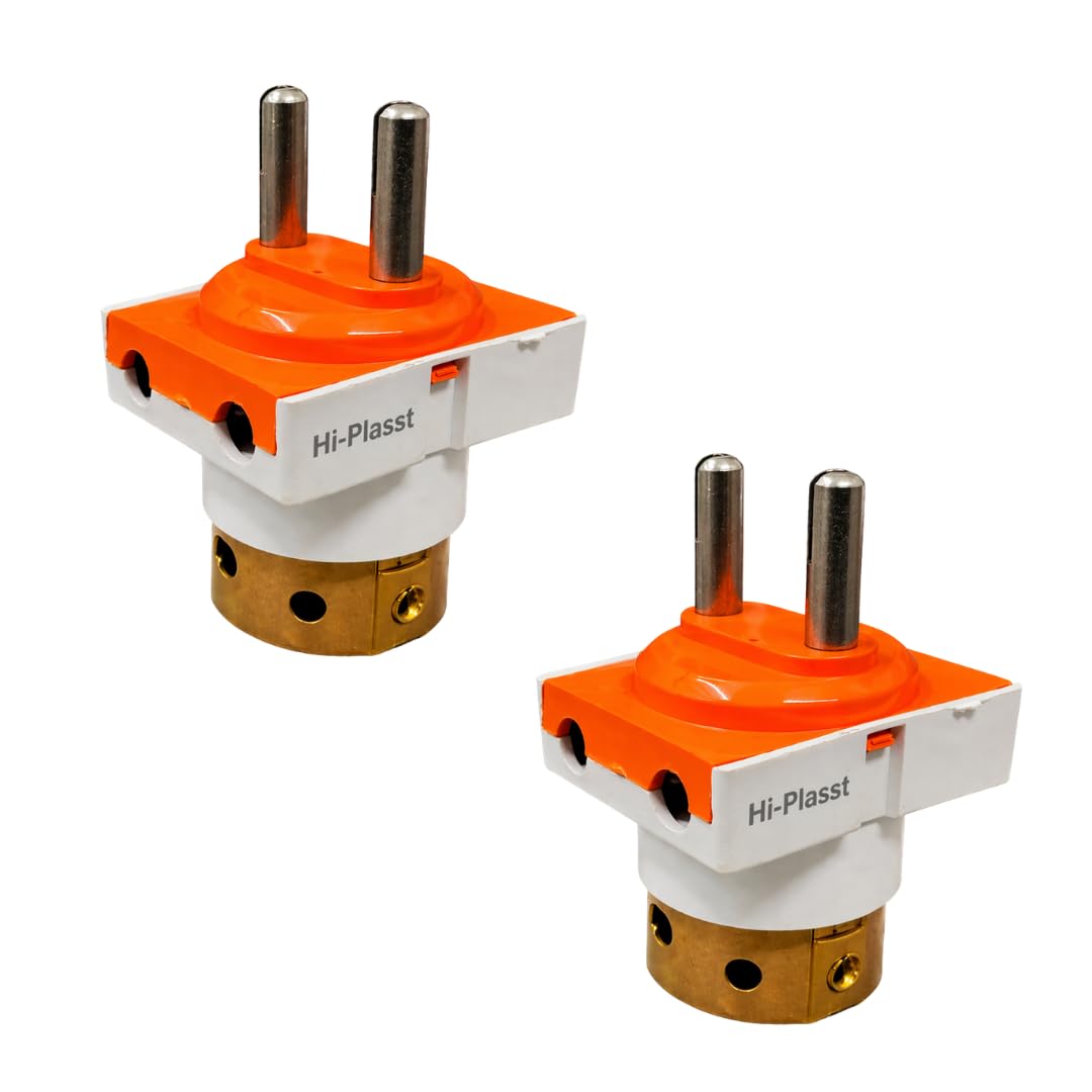 Hi-Plasst 2 Pin to B22 Bulb Holder Adapter with Dual Socket | Multi Pendant Converter | Brass Connector | Suitable for Indian Sockets (2)-image-17