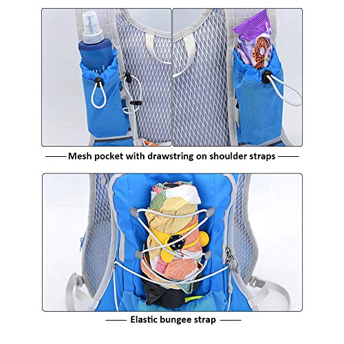 Mochila ao ar livre, Romacci Pacote de hidratação mochila de bicicleta para bexiga d'água 2L com vá