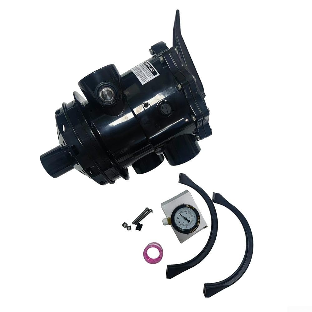 Valvola di controllo del filtro per piscina da 5 cm, adatta per modelli Hayward SP071620T con filtro a sabbia, valvola deviatrice per filtro a sabbia SP071621 con morsetto e anello O, valvole di
