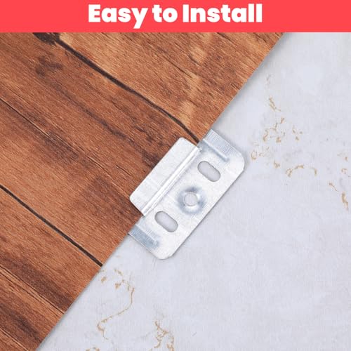 Image of 100pcs Stainless Steel Z-Clips - Wall Panel Fixing Piece, Clamp