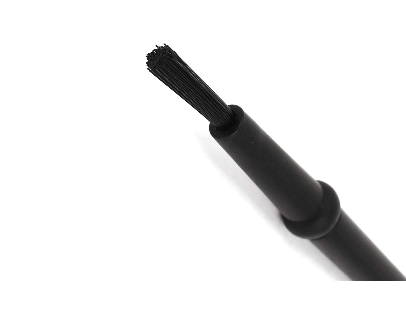 Aexit 3PCS Black Tool Sets Plastic Anti Static Debris Cleaning ESD Brush 20mm ESD Tool Sets x 5mm