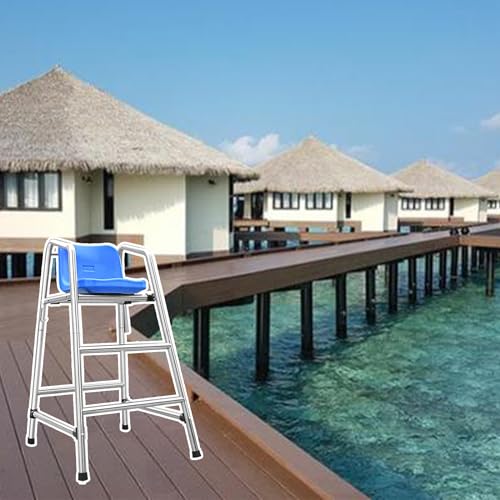 Chaise de sauveteur pour piscine et terrasse extérieure haute