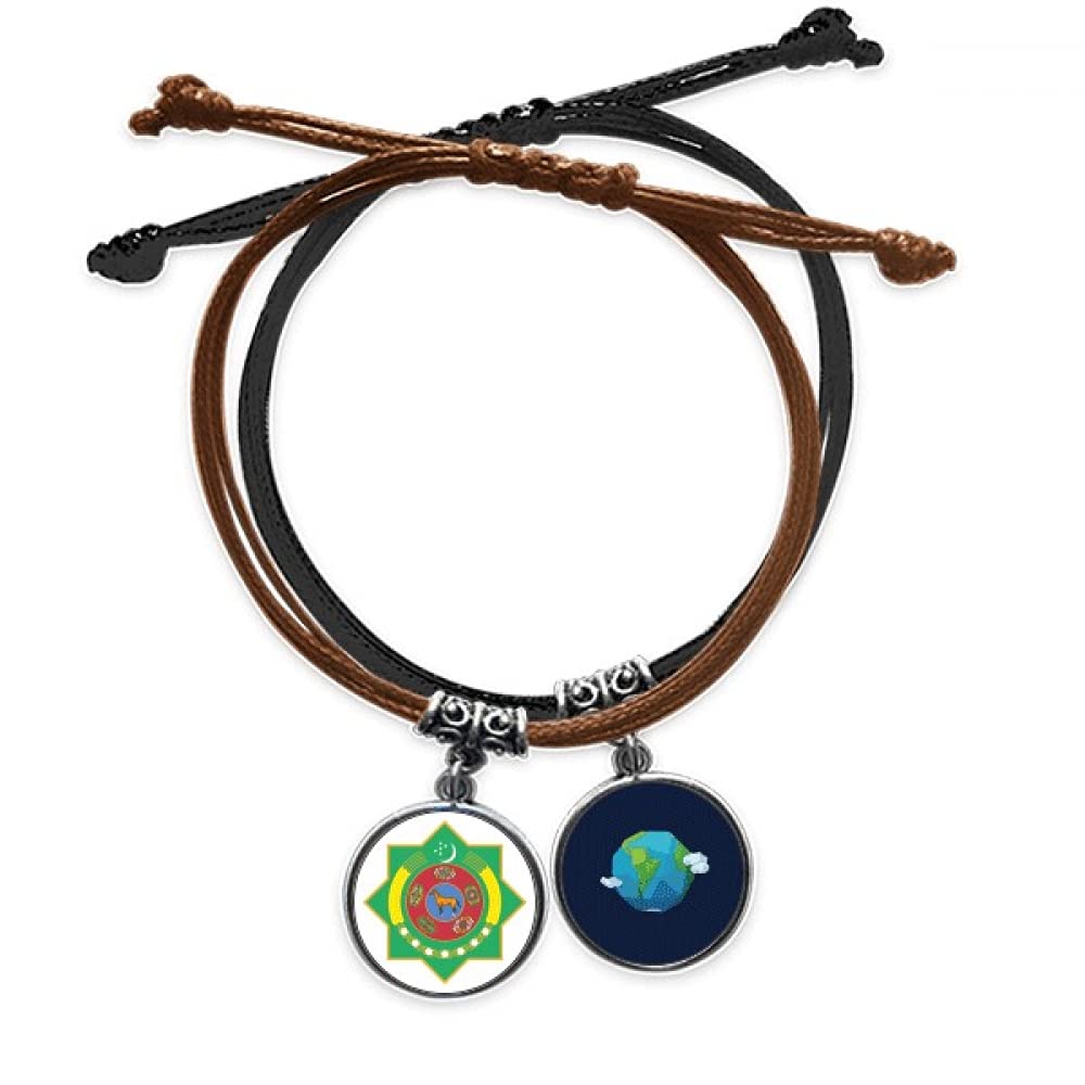 Pulsera cuerda mano de Turkmenistán ideal como regalo cultural para viajeros 3