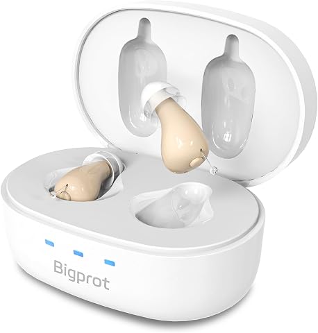 Rechargeable OTC Hearing Aids for Seniors, Digital Noise Cancellation & Feedback