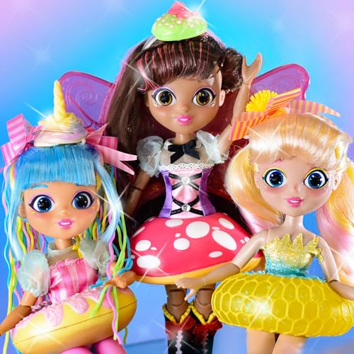 Sunny Days Fidgie Friends Muñeca Fashion Alas Mariposa miniatura 7